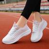 Спортивная и повседневная беговая сетчатая дышащая износостойкая нескользящая легкая модная универсальная удобная обувь на мягкой подошве для женщин