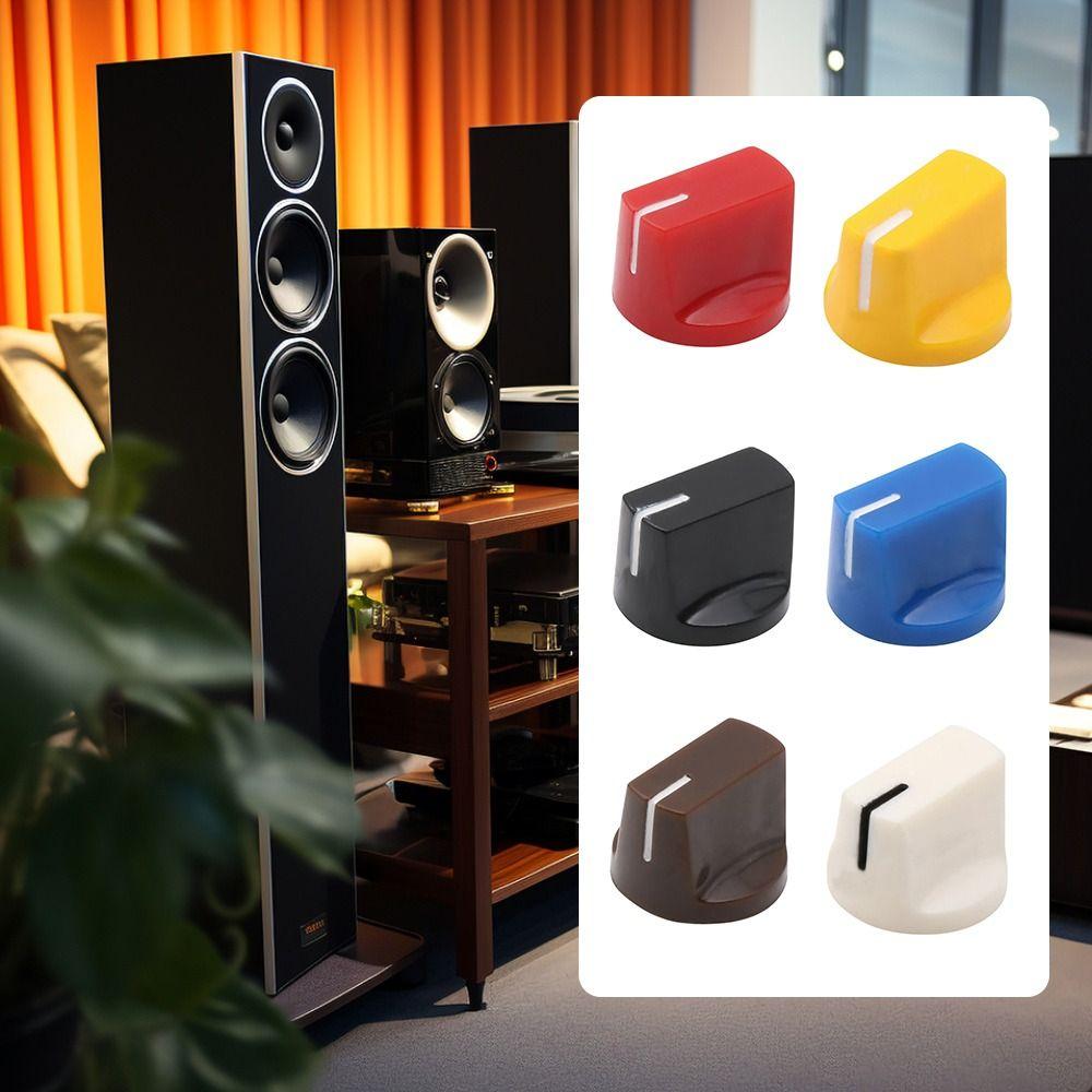 Кнопка-указатель Кнопка с плоской головкой Ручка педали гитары Разноцветная ручка для настройки звука