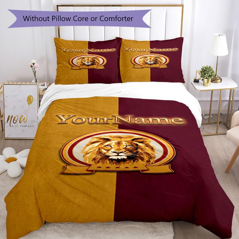 Galatasaray 220 Customize your name Bedding Set Breathable Duvet Cover with Pillowcases Home Decoration Birthday Gift