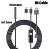 New Industrial Endoscope Camera Ip67 Waterproof 5.5mm 7mm 3 In1 For Android Phone Pc Usb Endoscope Mini Camera 6leds Adjustable