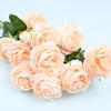 1шт 3 головки розы шелковый искусственный пион цветок для дома свадьба роза цветок украшение цветочный декор для вечеринки