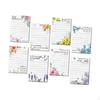 8 Bible Sticky Notes with And Quotes, Floral Christian Design, Inspirational Memo Pads for
