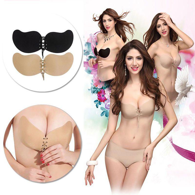 Women Sexy Lingerie Silicone Adhesive Stick On Magical Push Up Invisible Bra For Ultimate Comfort And Support