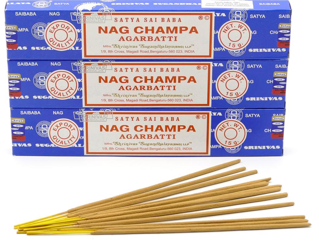 Ароматические палочки Indefree Satya Nag Champa 15 г 3 коробки