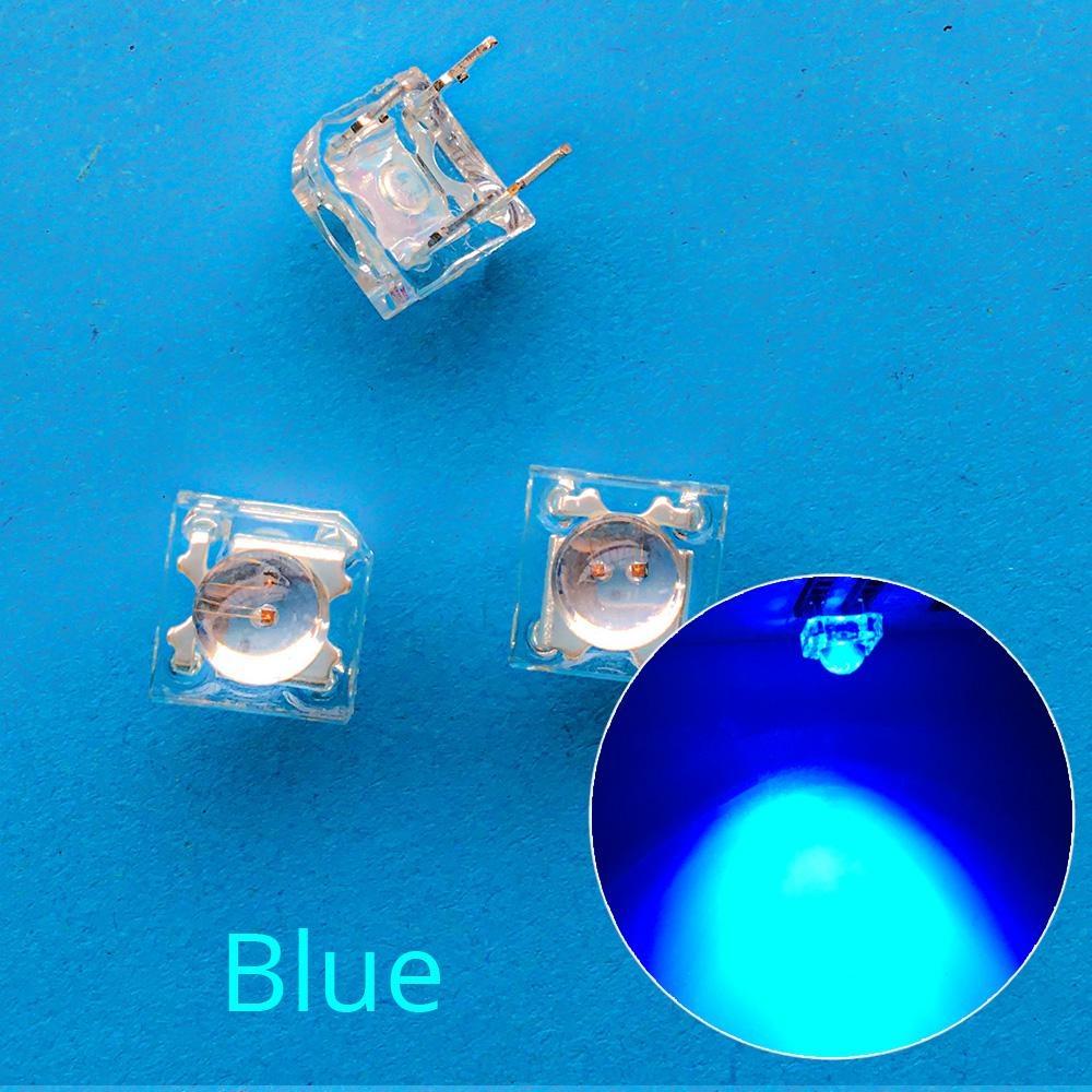 100 шт. 5 мм красный зеленый синий белый желтый купол супер флюс вода прозрачный диод пиранья 1 9 3 4 В светодиодные автомобильные лампы светодиоды светодиодные лампы