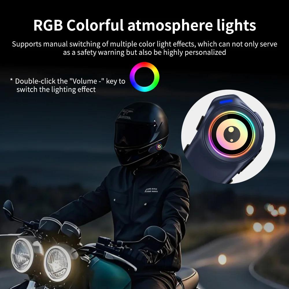 Kebidumei G1 Bluetooth-гарнитура для мотошлема, интерком, MP3-плеер, динамик 1000 мАч, водонепроницаемые наушники, интерфон 500 м