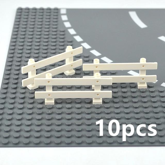 Город Друзей Дом MOC Детали Забор Лестница Лестница Строительные Блоки DIY Дверь Окно Балкон Перила Замок Сад Собрать Кирпичи