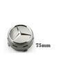 New 4PCS 75mm Car Wheel Center Hub Caps Cover Mercedes Benz amg B/C/E/S Class A Class C200L GLC GLK CLA Accessories ax1