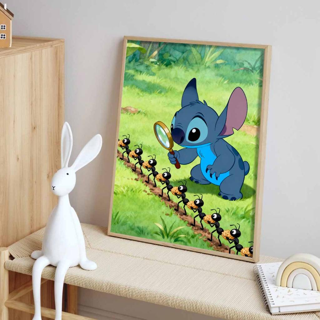 Disney Stitch ant line diamond art painting kit 5D handmade diy diamond painting, home wall decoration
