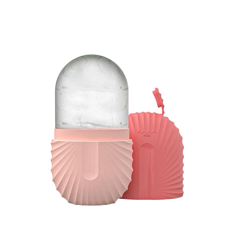 Facial Ice Cube Mold Silicone Freezing Beauty Swelling Face Massager Moisturizing Washable Oven Icing Mould