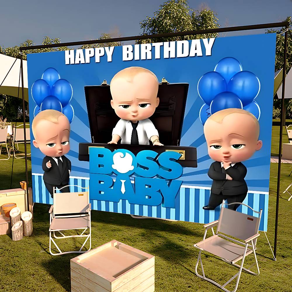 FunnyD B-Босс B-Малыш мультфильм фильм декорация фон комната фотосессия фон для фотосъемки юбилейное мероприятие украшение