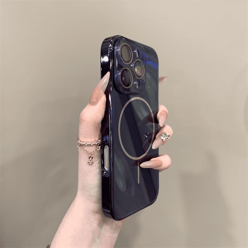 Магнитный чехол-зеркало с полным покрытием для Apple iPhone 15/16 Pro Max