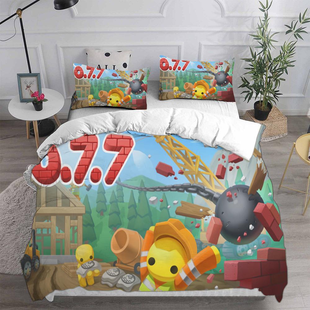 3D Print Wobbly & Life Single Twin Full Queen King Size Quilt Anime Bed Cover Pillow Case 2-3 Pieces Duvet Cover Bedding Sets