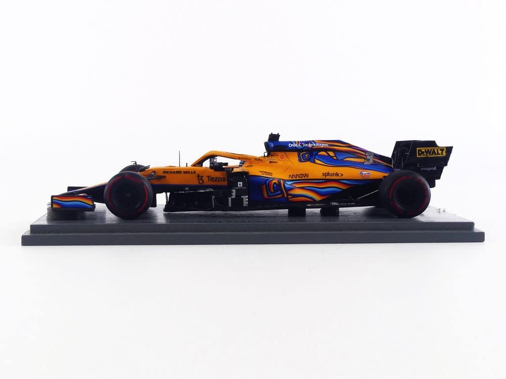 Spark McLaren MCL35M 2021 F1 Гран-при Абу-Даби Риккардо 1/43 #3 Д.