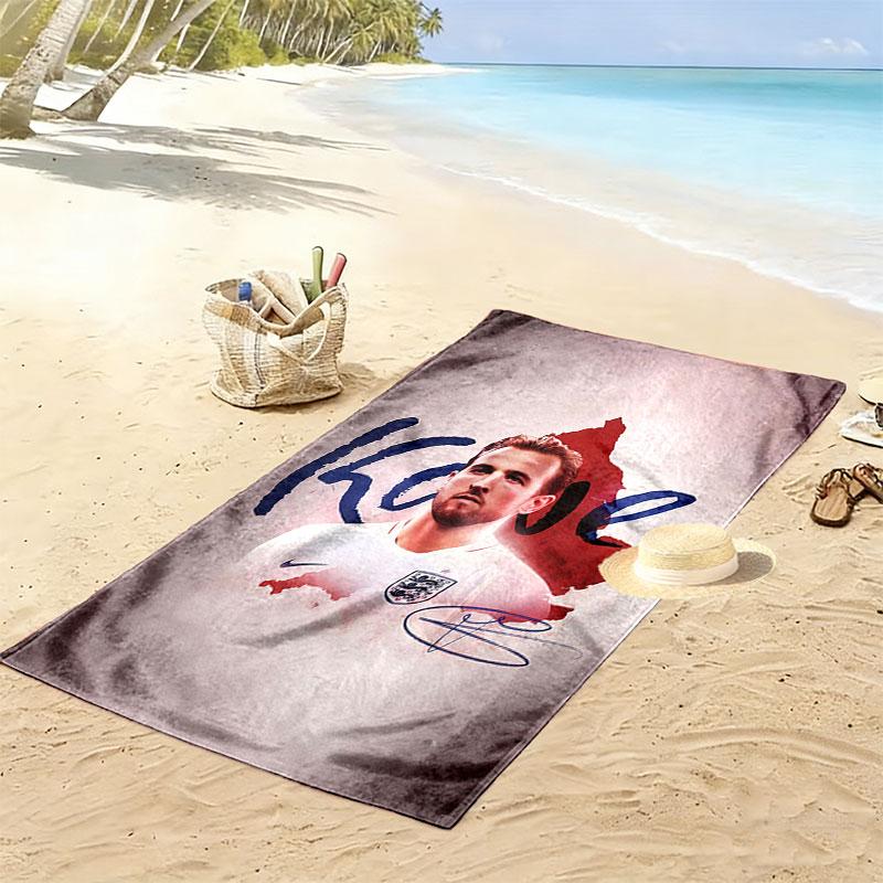 Harry Kane Icon Beach Towel, Large Soft Quick Dry Towel for Beach Camping Swimming