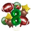 Rugby Balloon Set 32-inch Digital Children's Super Bowl Decorative Aluminum Film Balloon Scene Arrangement