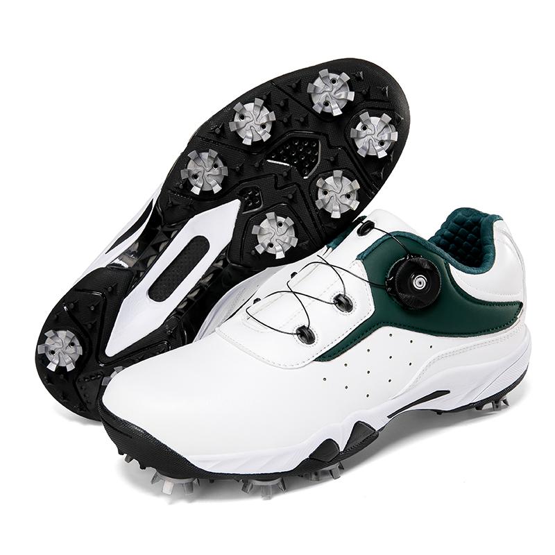 Men Golf Shoes Professional Spikes Golf Sneakers Outdoor Walking Sneakers Comfortable Athletic Footwears