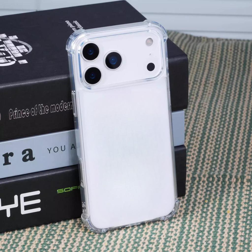 Прозрачный противоударный чехол-подушка безопасности для iPhone 12/13/14 Pro/15/16 Pro Max/17
