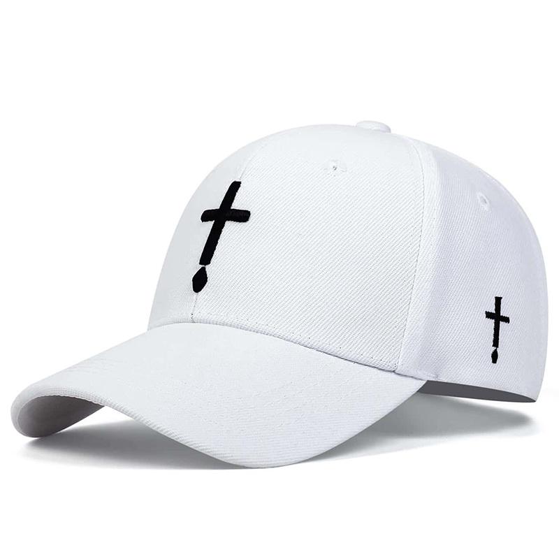 Модная бейсболка из хлопка с вышитым крестом и каплями воды, спортивная кепка для активного отдыха, повседневная кепка для путешествий, кепки для хип-хопа, аксессуары