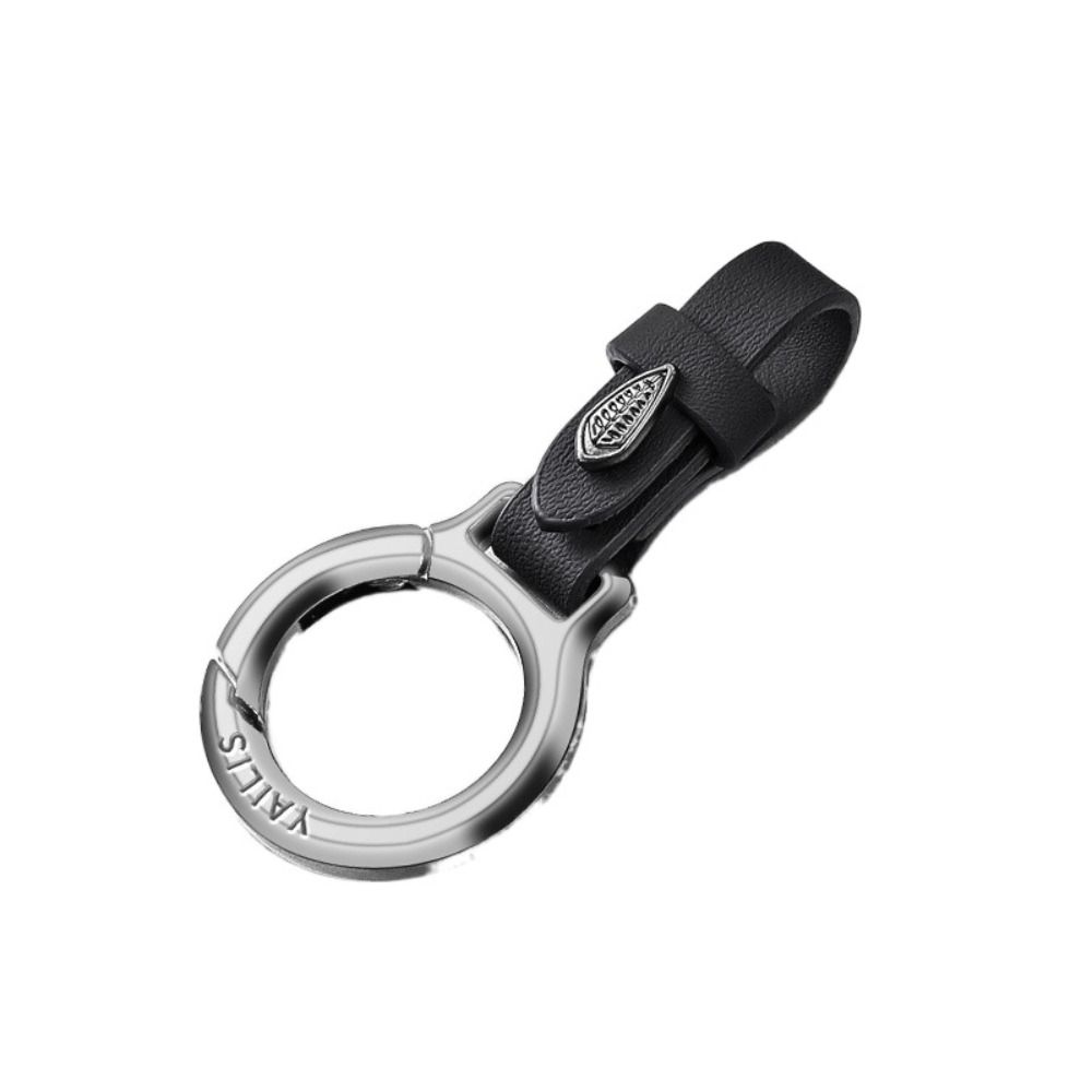 Classic Waist Hanging Keychain PU Leather Keys Organizer Car Keychain Car Auto Accessories