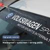 2026 Горячий Для Автомобиля Volkswagen VW Наклейка Декаль Декорация На Переднее Стекло Для VW GTI Polo Golf Passat Tiguan Arteon Touareg Taigo
