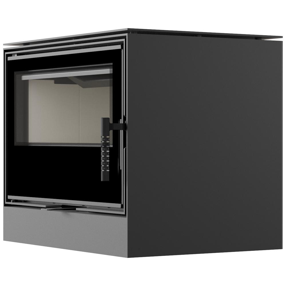 Wood burning steel stove KRATKI KARI 70 Ø 150 8 kW