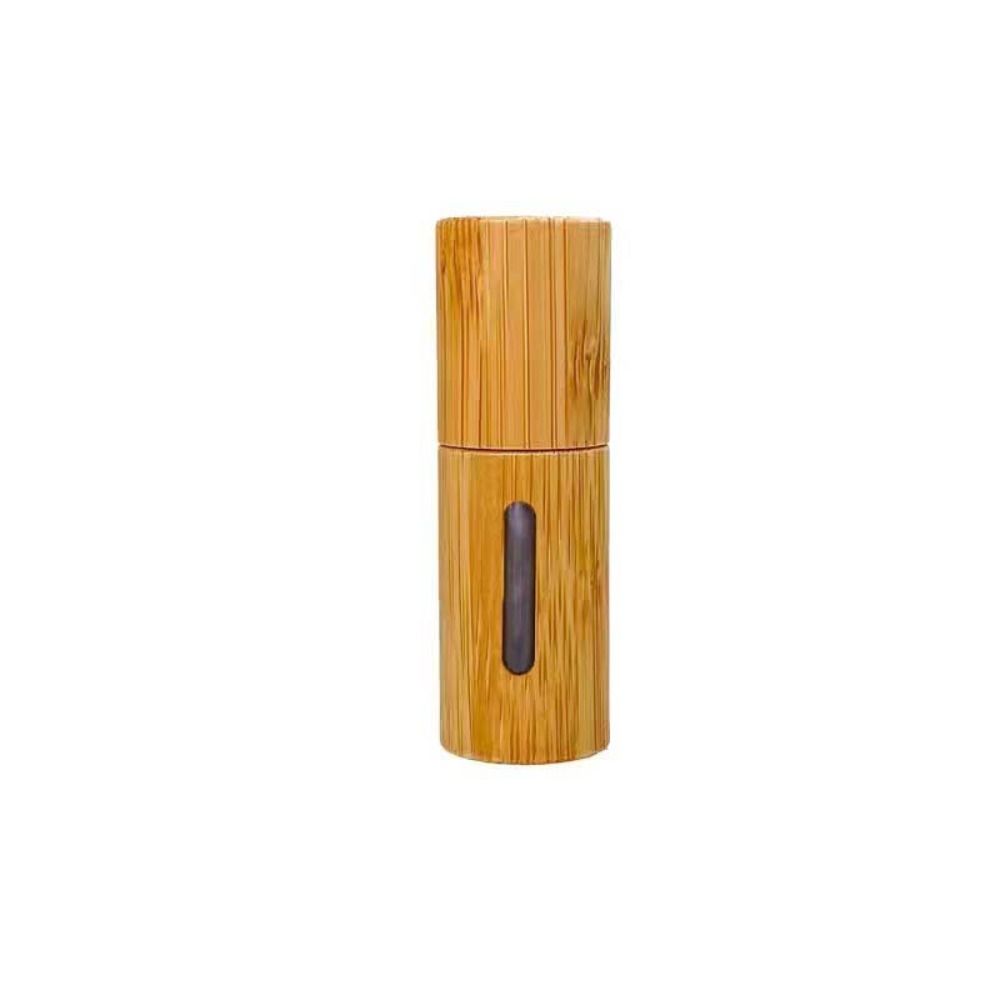 3/5/10ml Lip Oil Tubes Mini Spray Bottle Natural Bamboo Perfume Bottle  Perfume