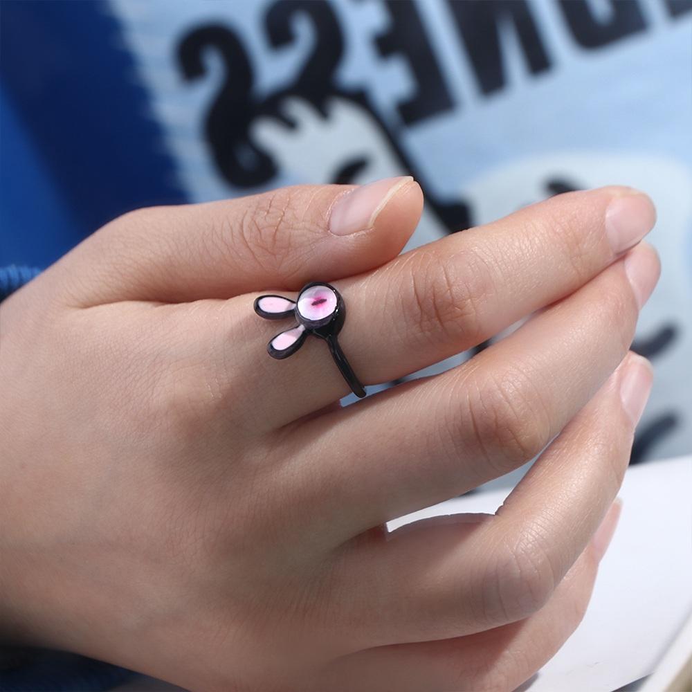 Couple Ring Finger Ring Rabbit Fashion Jewelry Harajuku Ring Women Opening Ring Korean Style Ring