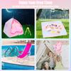 Doll Camping Set for 30cm Dolls Includes 2 Food Daily Necessities Sleeping Tent Dog and 2 Pairs of Shoes - Outfits, 14-Piece Set, 8-Piece Set, Mirror,