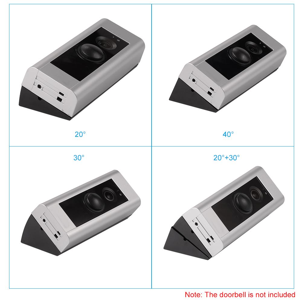 Хорошее качество Регулируемый угол дверного звонка Кронштейн для кольцевого видео дверного звонка Pro Больше вариантов угла