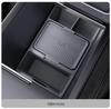 Tesla Central Console Storage Box: Original Car Color, Convenient Silicone Organizer for Lower Console Layer