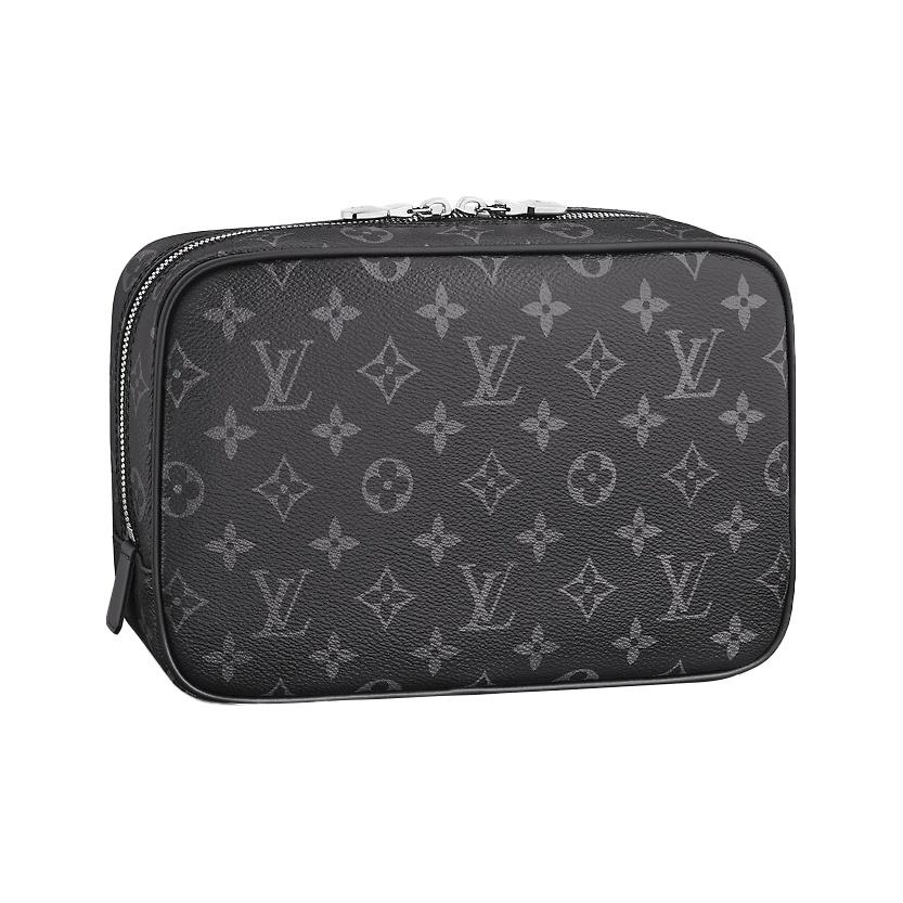 Louis Vuitton Клатч из канвы Monogram Eclipse Универсальный клатч Черный M43383