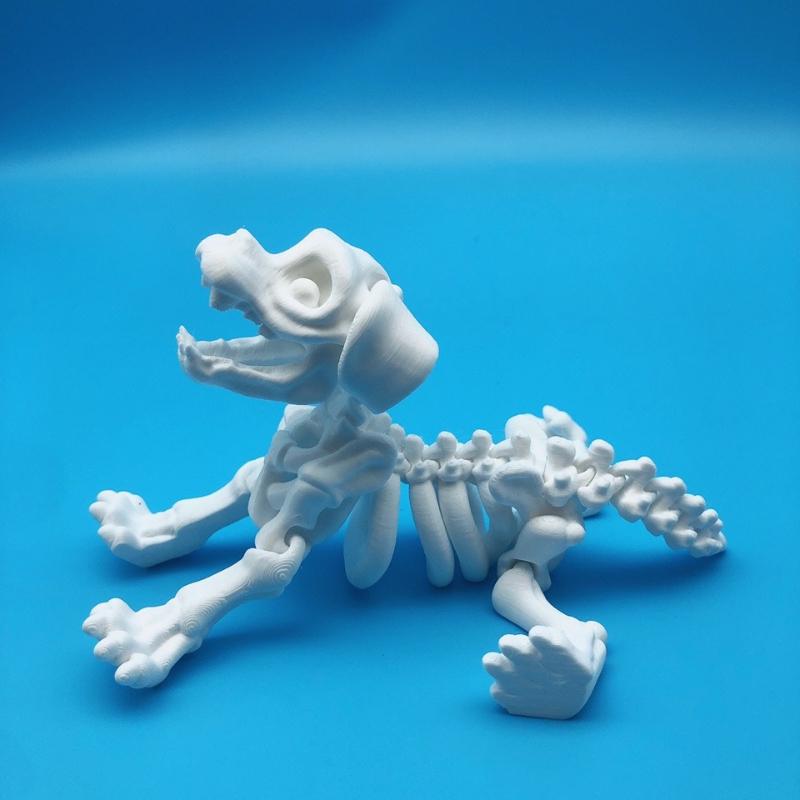 3D-печатные статуэтки таксы-скелета, костяные украшения для такс, статуэтки собак-скелетов и подвижные щенки