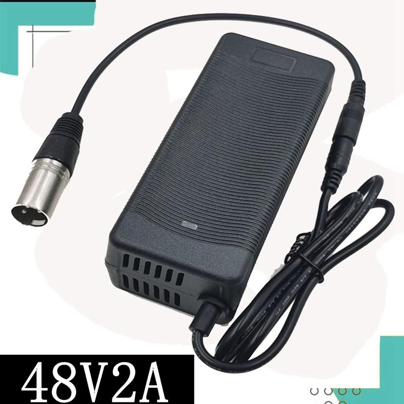 48V 2A Lead-acid Battery Charger for 55.2V Lead acid Battery pack with 3-Pin XLR Plug