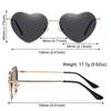 Fancy Accessories UV400 Protection Heart Sun Glasses Heart-Shaped Sunglasses Shades 90s Glasses