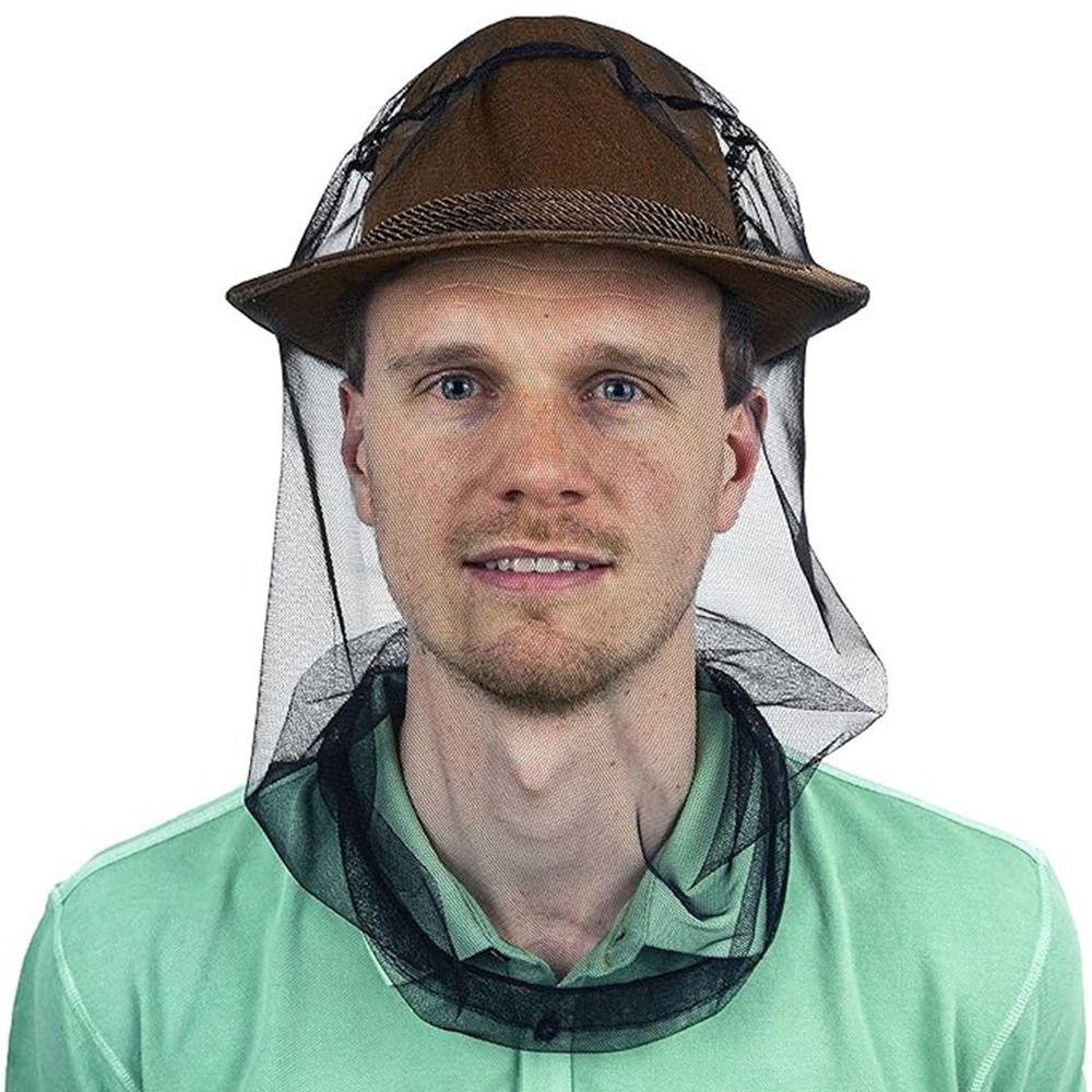 Lightweight Hat Net Cover Breathable Anti-mosquito Cover Gardening Hat Head Mesh Covers  Camping