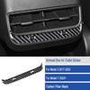 Carbon Fiber Armrest Box Rear Air Vent Cover Sticker For Tesla Model 3 Y 17-22