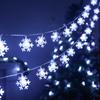 Snowflake LED Light Christmas Decor For Home Hanging Garland Christmas Ornaments Xmas Tree Decor Noel Navidad 2024 New Year 2024