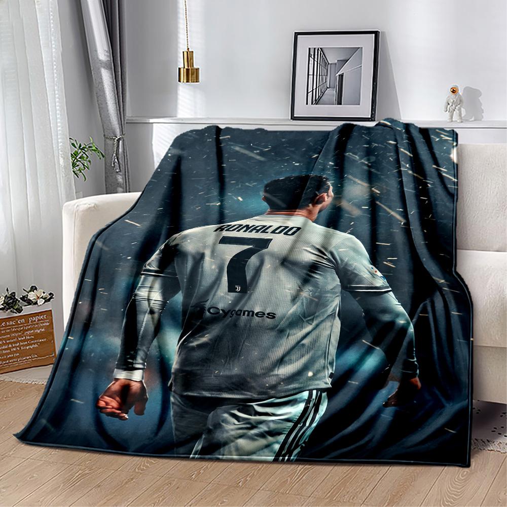 Ronaldo's Iconic Moment Blanket Ultra-Soft Perfect for Sofa Seaside Bedding Four Seasons Multipurpose Warmthful Decor Gifts For Family Or Friends