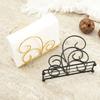 Iron Napkin Holder Metal Tissue Dispenser for Cafe/Hotel/Restaurant Table Organizer