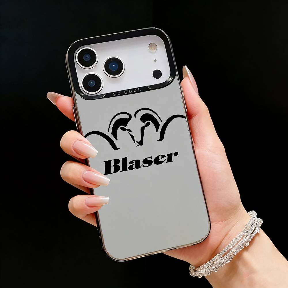 Чехол для телефона B-Blaser Usa Rifles Police для iPhone 17, 16, 15, 14, 13, 12 Pro Max, Черный, Конфетный, Матовый, Ударопрочный