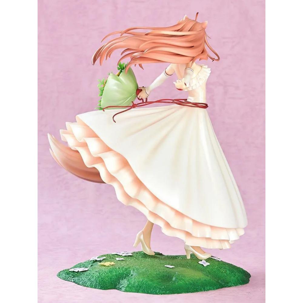 24CM Japanese sexy anime figure Merchant meats spicy wolf Spice 10th anniversary Holo wedding dress ver action figure