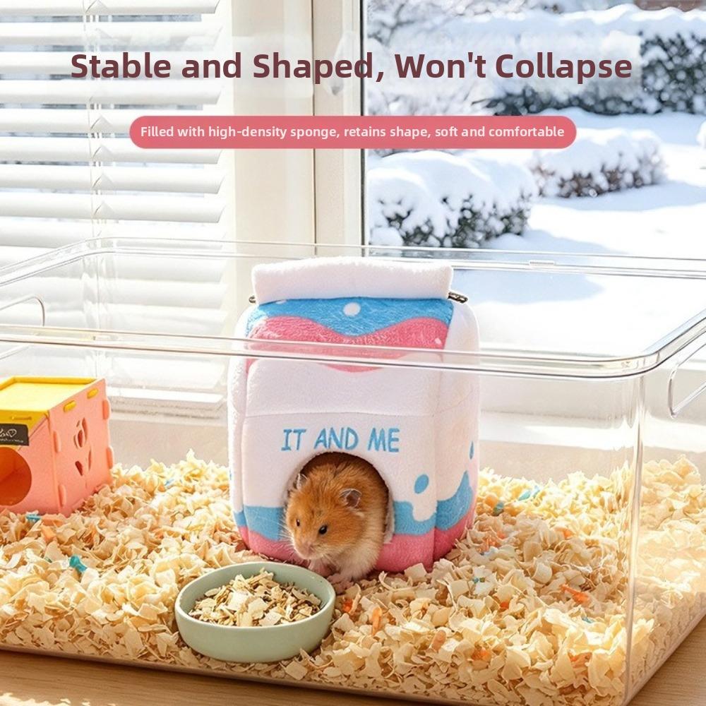 Thickened Hamster Cotton Nest Plush Pet Sleeping Nest Guinea Pig Bed Small Pet