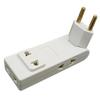 Rotatable European Standard Socket, Ultra-thin One-to-many Wall-mounted Power Adapter Plug Converter