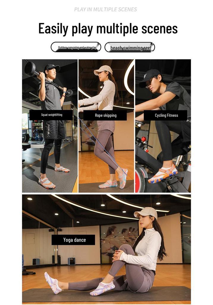 Унисекс indoor fitness обувь с толстой нескользящей амортизирующей подошвой для тренировок, беговой дорожки, скакалки и йоги.
