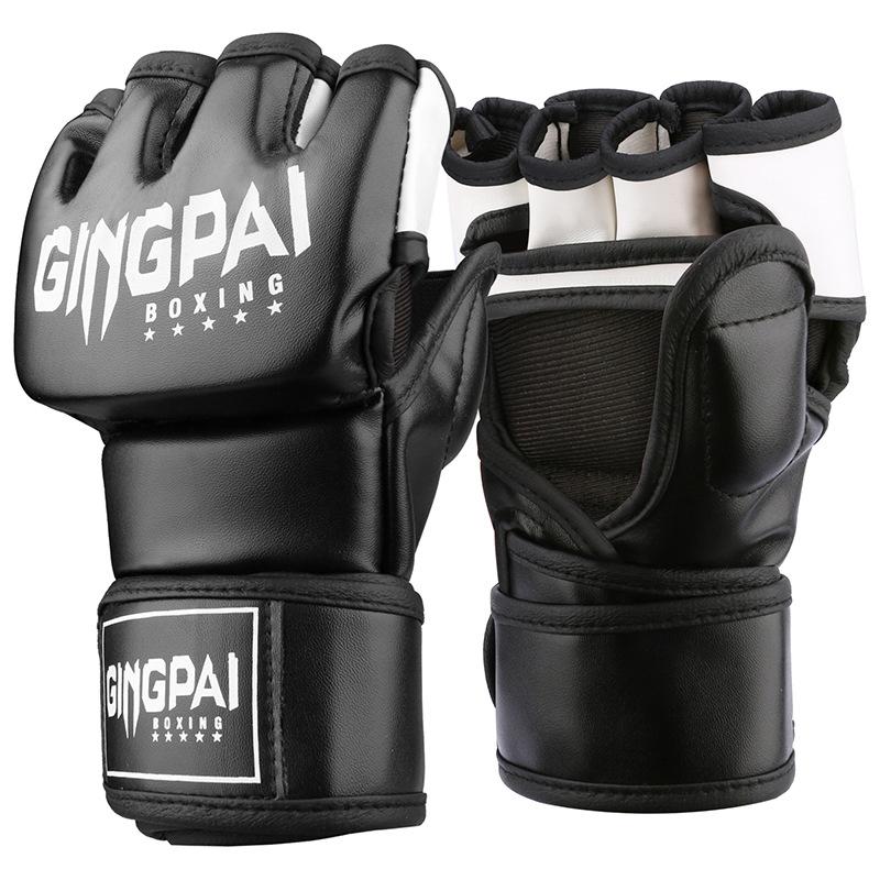 Профессиональные боксерские перчатки MMA Half-Finger Fighting для мужчин и женщин Sanda Free Fighting Mixed Martial Arts Tournament Gloves