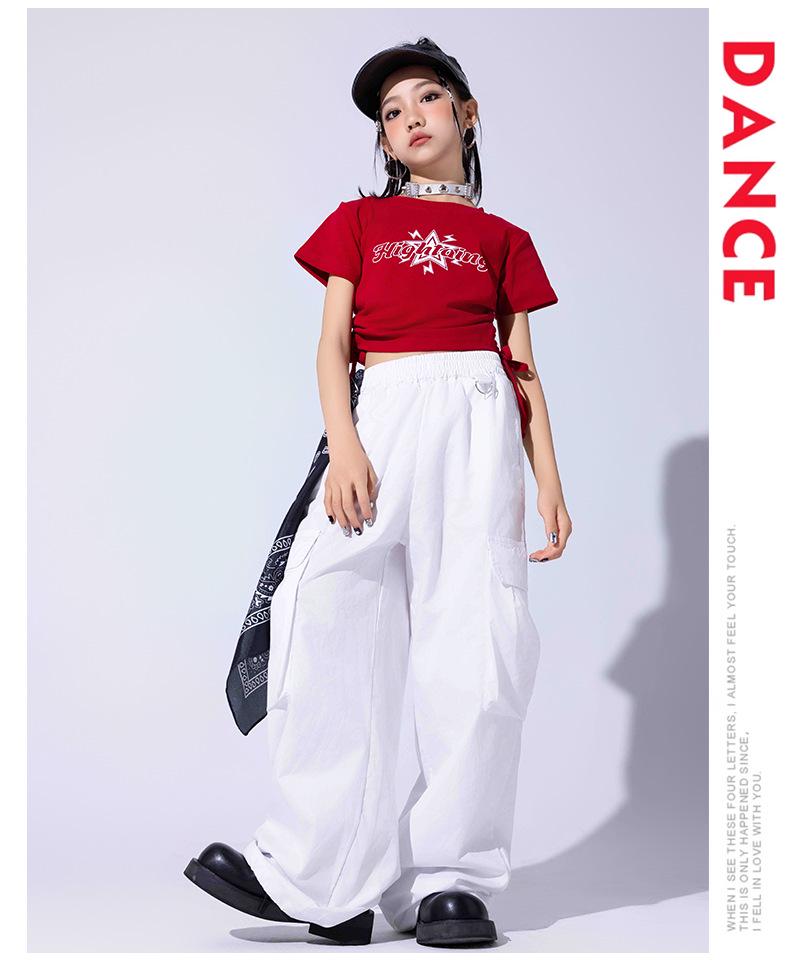 Hip Hop Style Street Dance Costumes for Kids: Trendy Summer Jazz Dance Outfits for Boys and Girls