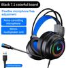 USB Gaming Headset 3.5mm Wired Headphones 7.1 Channel Stereo Surround Bass Earphone Helmet with Microphone for PC Laptop Gamer