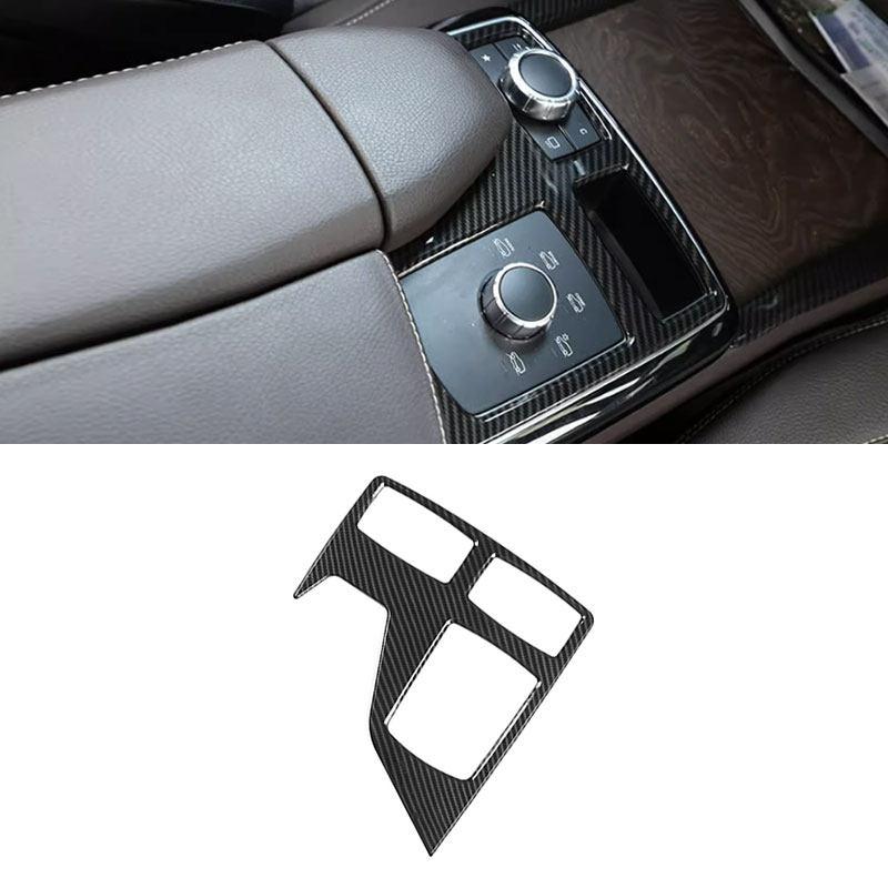 LHD For Mercedes Benz GLE GLS M Class W164 W166 X166 Car Center Console Armrest Box Multimedia Panel Frame Cover Protective Trim