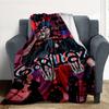 1pc Gorillaz Artwork Outdoor Blanket Lightweight Flannel, All-Season Use for Sofa, Bed, Travel, Camping, Living Room, Office, Couch019